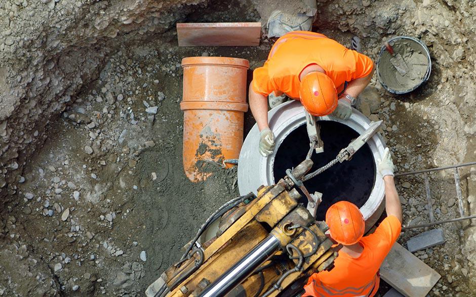 travaux assainissement Pomponne